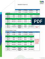 Horario Quinto B Desde El Lunes 5 de Abril