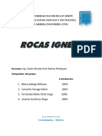 Informe de Rocas Igneas