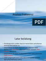 Analisis Frekwensi