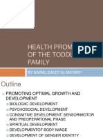 Health Promotion of The Toddler and Family: by Nawal Galet Al-Matary