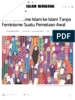 Dari Feminisme Islam Ke Islam Tanpa Feminisme - Suatu Pemetaan Awal - Islam Bergerak