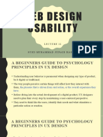 Web Design Usability: Syed Muhammad Junaid Hassan