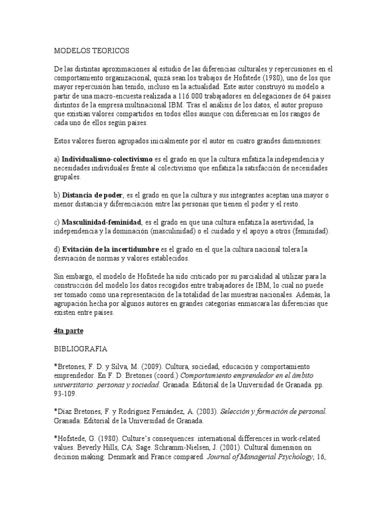 Cultura Organizacional | PDF | La naturaleza humana | Ciencias del ...