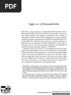 Ccba Serie Pablo Antonio Cuadra 06 04 Pdf Romanticismo Poesia