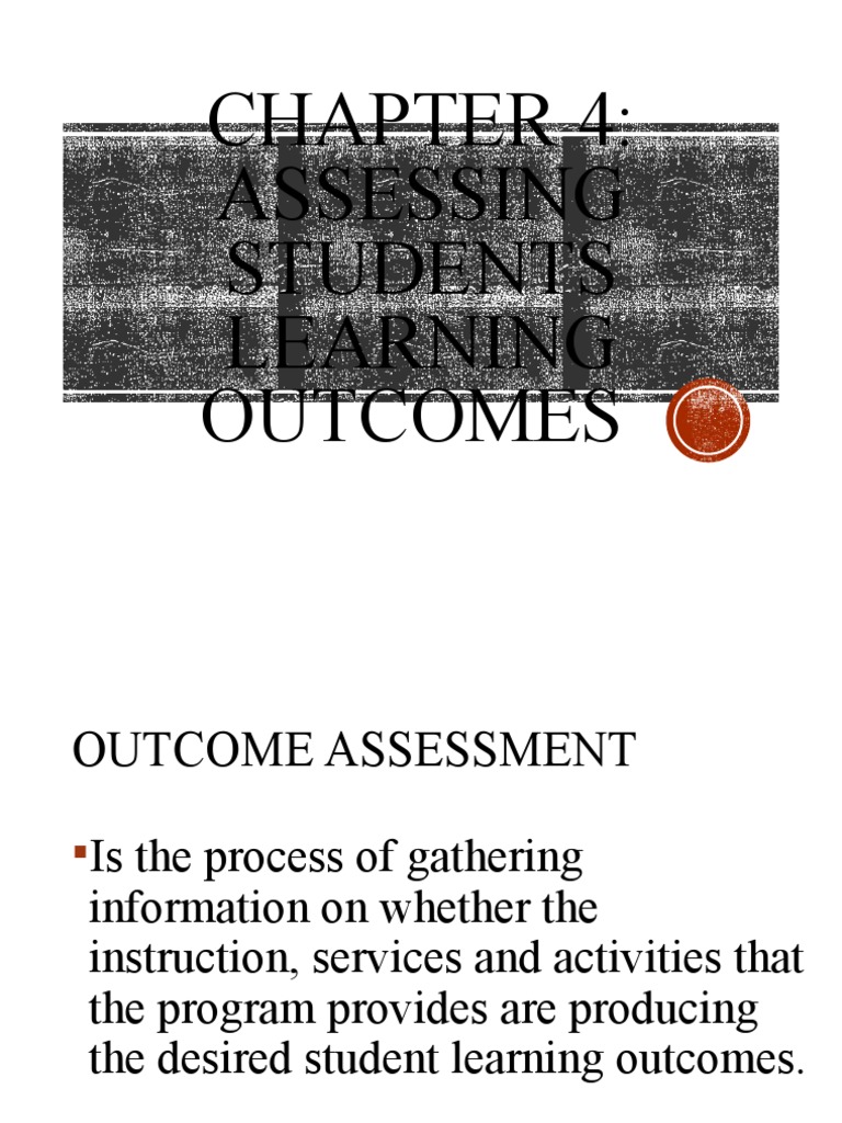 Chapter 4 Assessment Pdf Educational Assessment Rubric Academic