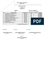 Grading Sheet in Calculus I: (Course)