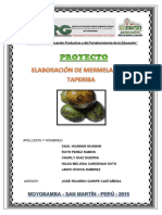 Proyecto Sobre Elaboracion de Mermelada de Taperiba PDF