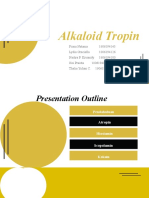 Alkaloid Tropan