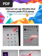 Manual Set Up DELIMa Moe Chrome Pada PC - Laptop