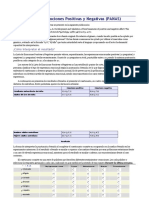 Lista de Emociones Positivas y Negativas