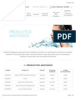 Estado de Productos Nuskin