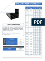 Tubo Estructural Dimensiones