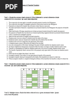 Business and Transfer Tax