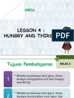 Bahasa Inggris KLS 2 (Hungry and Thirsty)