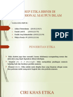 Konsep Etika Bisnis Konvensional dan Islam