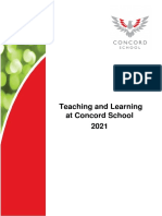 Teaching and Learning at Concord School 2021