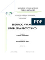 Segundo Avance Problema Prototipico: Instituto de Estudios Superiores "Rosario Castellanos"