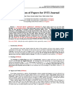 Preparation of Papers For INTI Journal: (10 Regular) (10 Regular) (10 Regular)