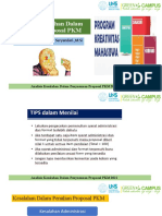 Analisis Kesalahan Dalam Penulisa Proposal PKM