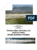 Tehnoloska Navodila Za Zascito Pred Spomladansko Pozebo V Sadjarstvu 2018