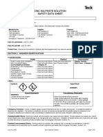 Zinc Sulphate Solution Safety Data Sheet: Section 1. Identification