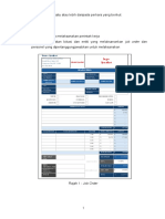 Contoh Job Order Dan Senarai Semak Servis Pertukaran
