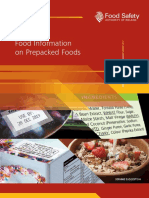 Food Information On Prepacked Foods