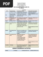 Library Development PLan | PDF | Libraries | Library And Museum