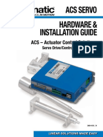 Hardware & Installation Guide ACS Servo: ACS - Actuator Control Solutions