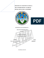 Informe Sobre Esfuerzos, Tension y Compresion