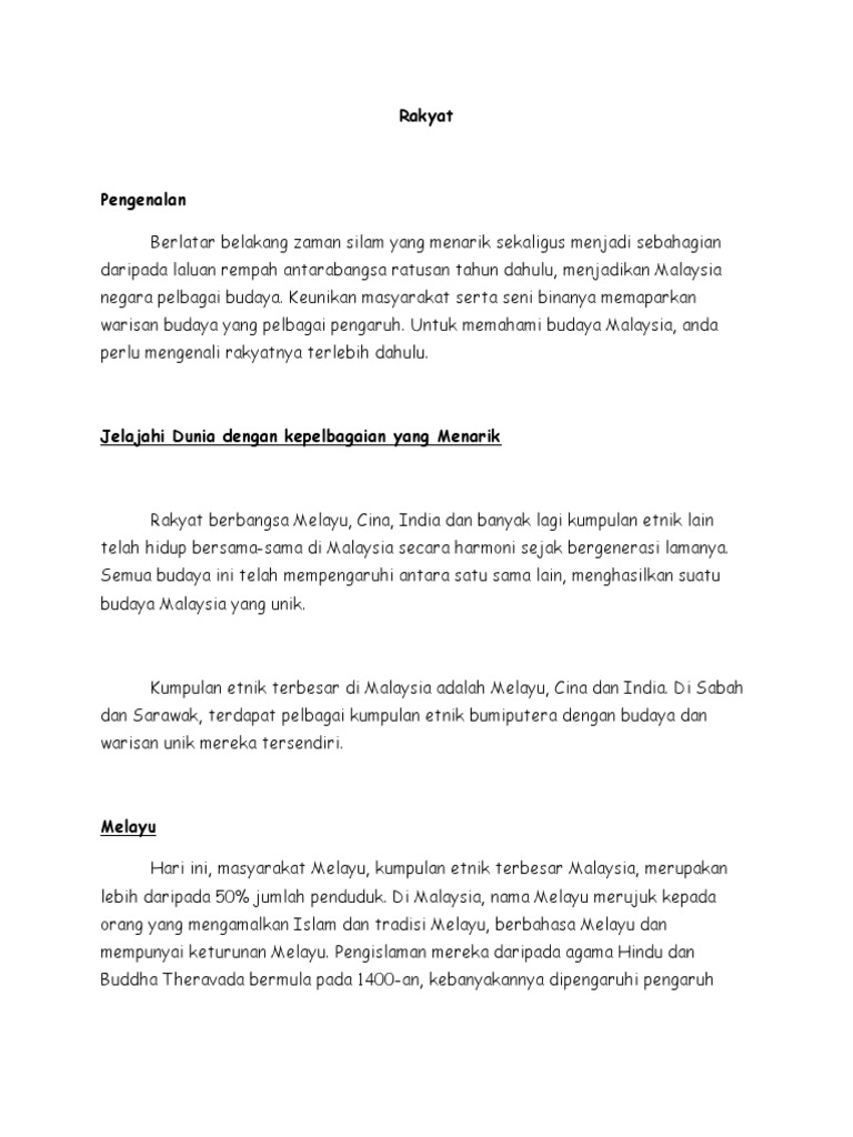 Kebudayaan Malaysia