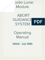 NASA Apollo's Lunar Module - Abort Guidance System - Operating Manual