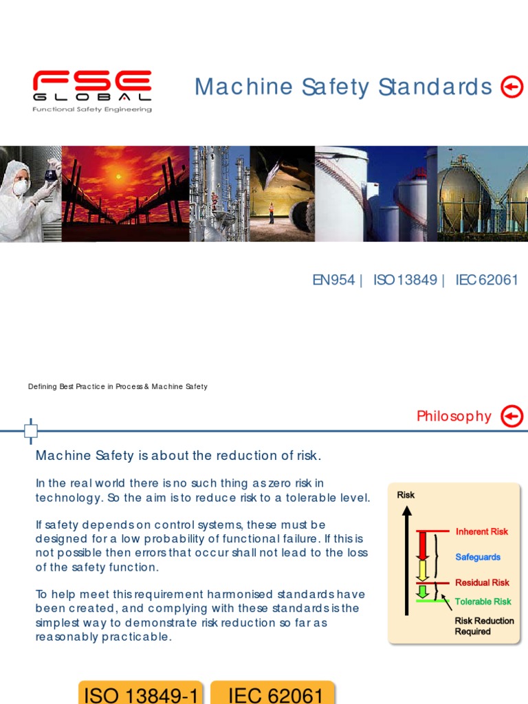 Machine Safety Standards PDF Safety Prevention