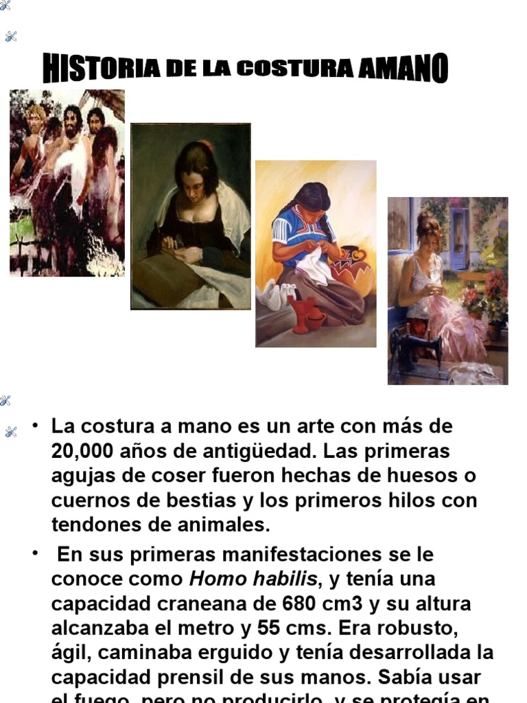 Historia y evolución de la costura a mano | PDF | neanderthal