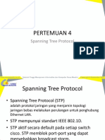 Pertemuan 4: Spanning Tree Protocol