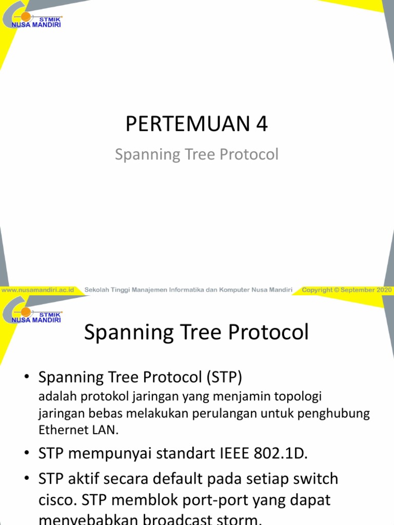 Konfigurasi Spanning Tree Protocol | PDF | Sains & Matematika | Komputer