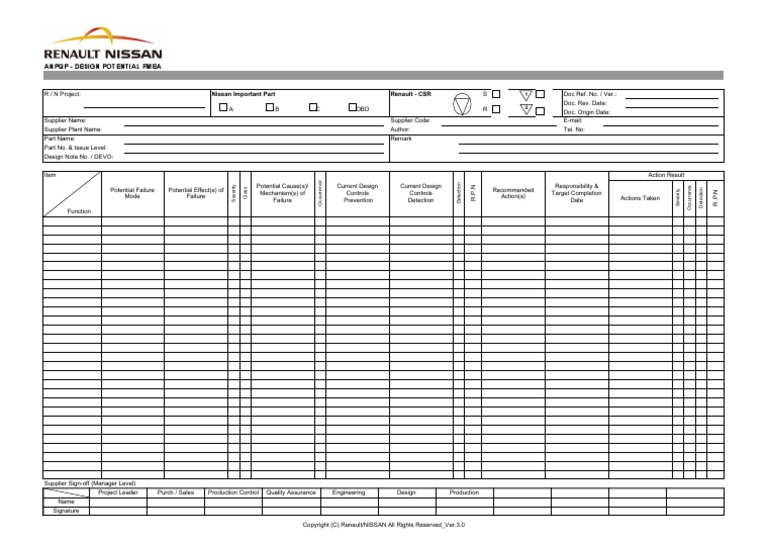 En 30 Dfmea Pdf Systems Engineering Manufacturing And Engineering