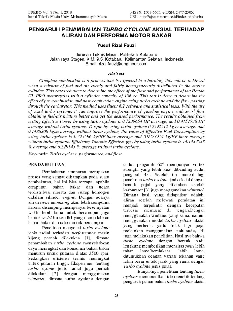 Turbo Cyclone | PDF