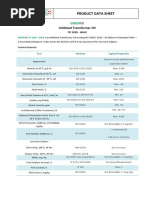 Product Data Sheet: Inhibited Transformer Oil