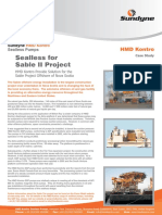 Case Study - Sealless Pumps in Sable Project Offshore of Nova Scotia