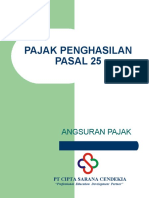 Pajak Penghasilan Pasal 25