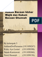 Hukum Bacaan Idzhar dan Ghunnah