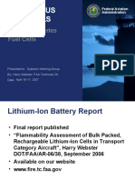 Hazardous Materials: Lithium Batteries Fuel Cells
