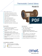 Model B: Thermostatic Control Valves