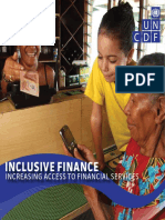 Inclusive Finance: Increasing Access To Financial Services