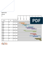 Modèle Exemple de Diagramme de Gantt Excel Gratuit