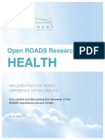 Open ROADS Health Overview_161108