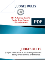 JUDGES RULES Presentation