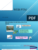 Web Portal PTM