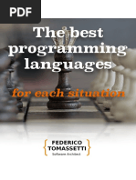 The Best Programming Languages in Each Situation - Federico Tomassetti